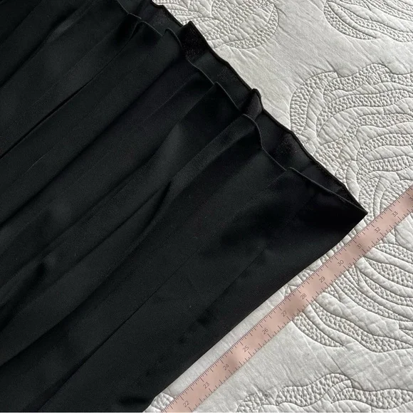 Ralph Lauren Black Label - Pleated Wide Leg Trousers - Black - Picture 12 of 13